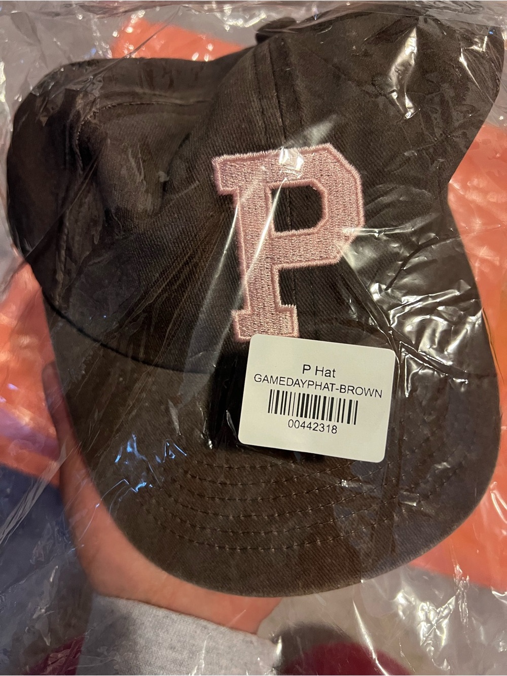 PARKE Pink & Brown Gameday Hat - Picture 5 of 6